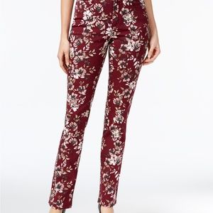 Charter Club Lexington Printed Straight Leg Jeans